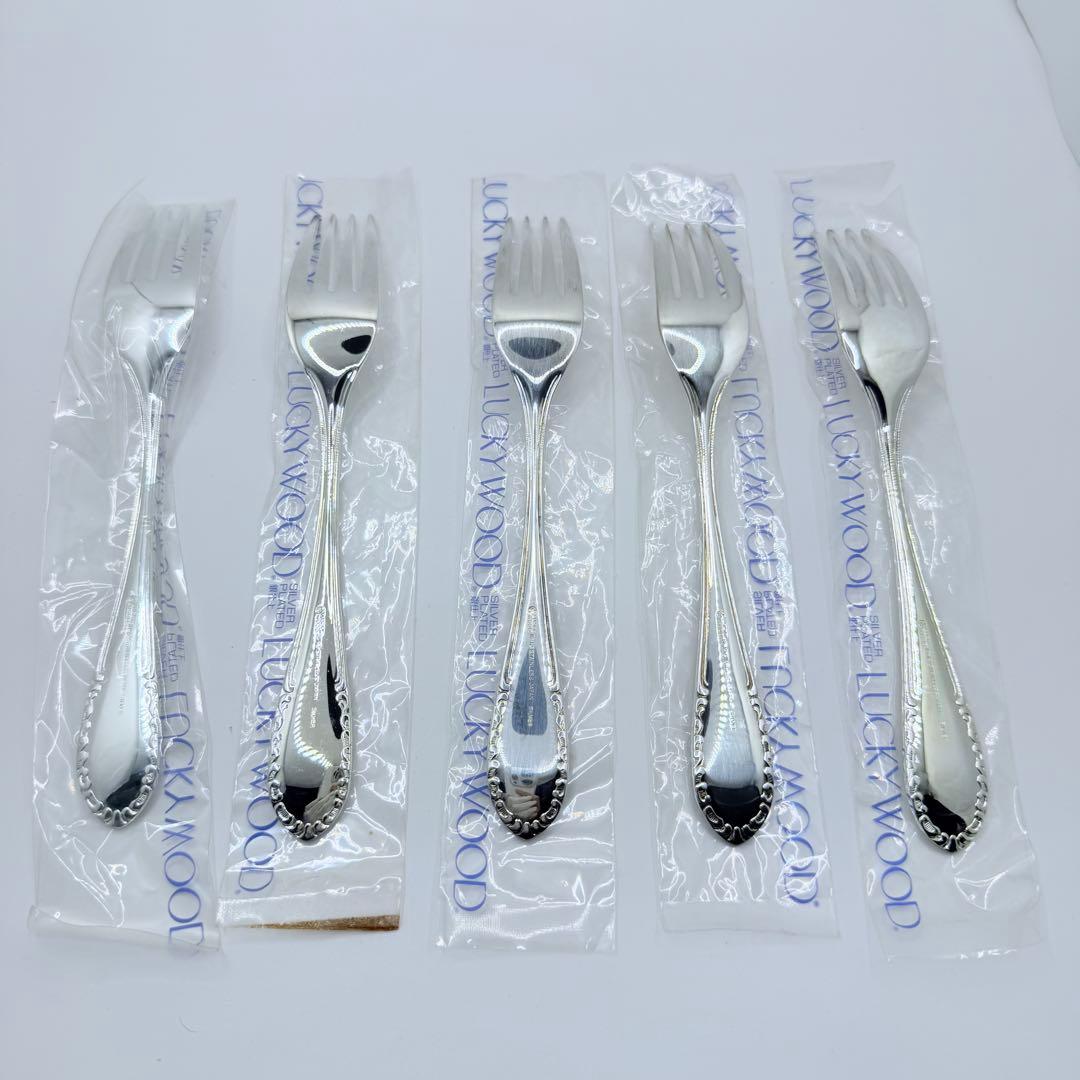 ラッキーウッド 18-12 フォーク スプーン ナイフ 32本セット
