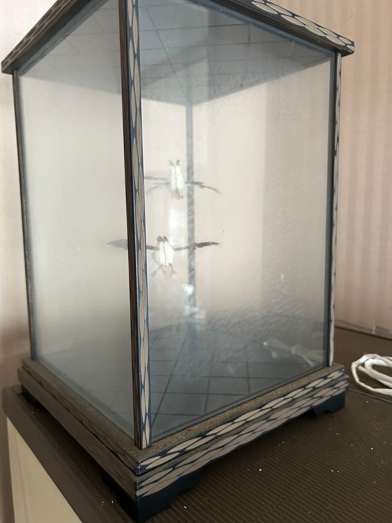 つる　鶴　置き物