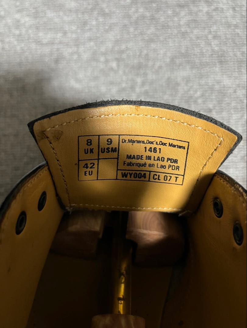 goat Dr. Martens ドクターマーチン　3ホール　ブラック