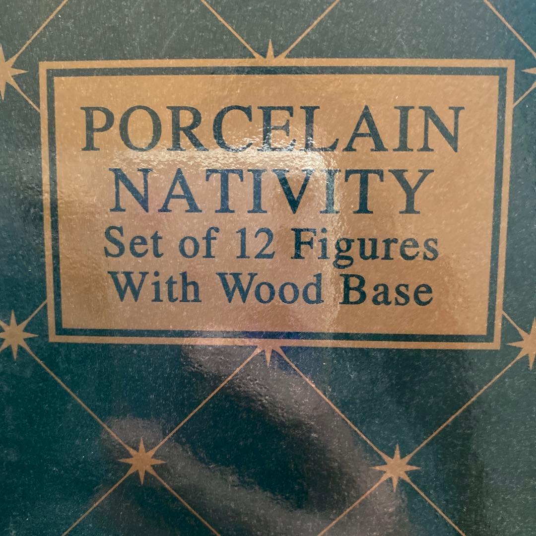 ポーセリン製クリスマスナティビティセット