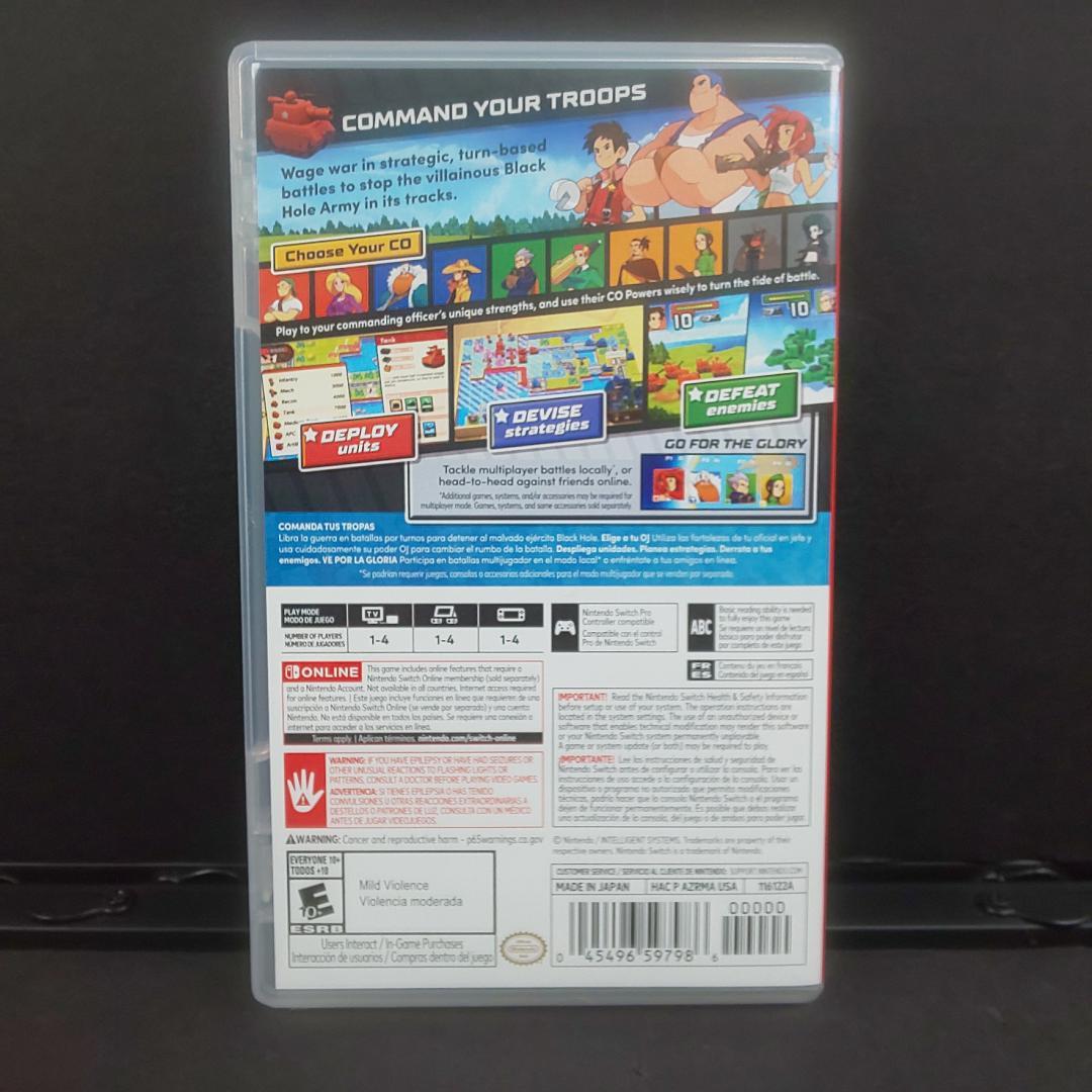 中古 海外 北米 アドバンスウォーズ 1 + 2 リブートキャンプ SWITCH