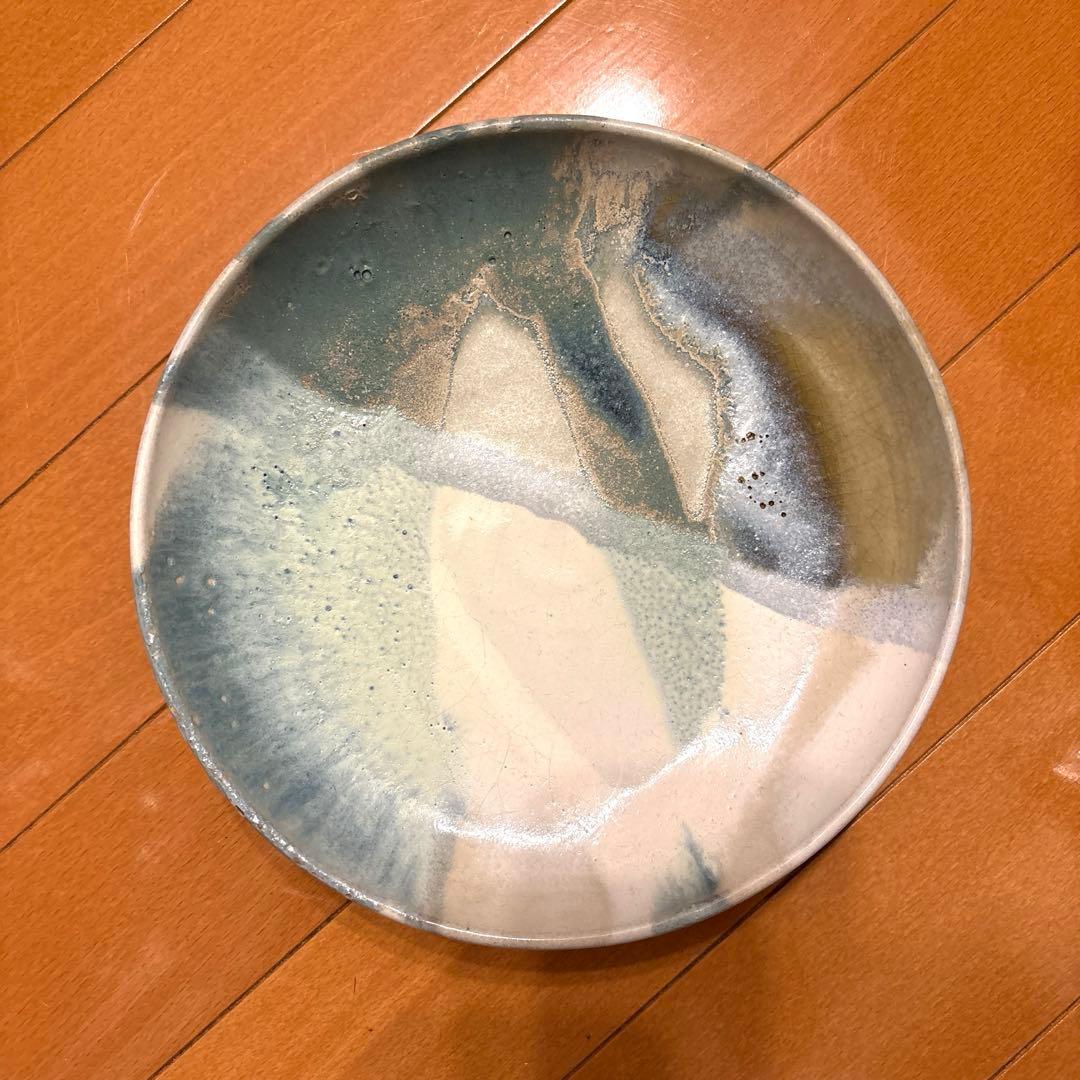 あよお 金澤尚宜 ayooさん 青と白のグラデーション プレート