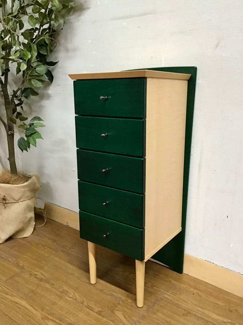 ロココ☆管320☆東海家具☆TokaiKagu☆北欧スタイル☆5段チェスト