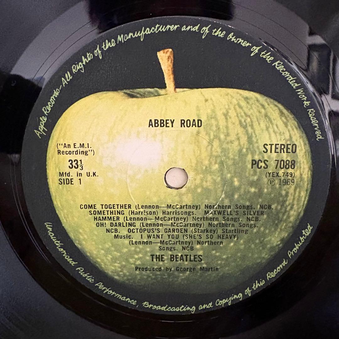 【超メガレア極美品！】ビートルズ/アビーロード　UKオリジナル　初回マト2/1