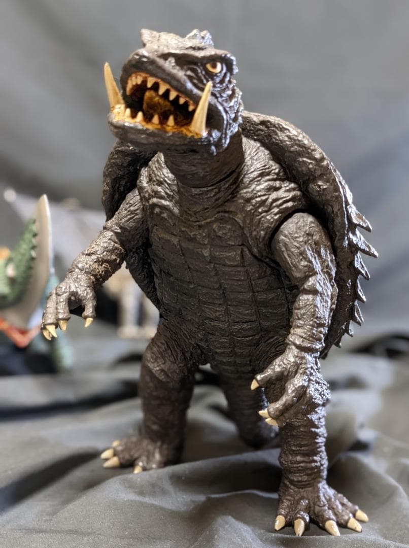 昭和ガメラ未開封＆ギロン未開封＋宇宙ギャオス（ロケット・エクスプラス）３体セット