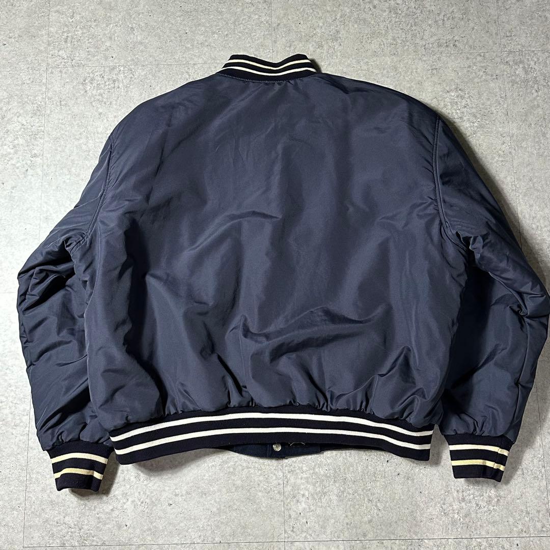 3XL JH リバーシブル スタジャン ニューヨークヤンキース レザー 本革