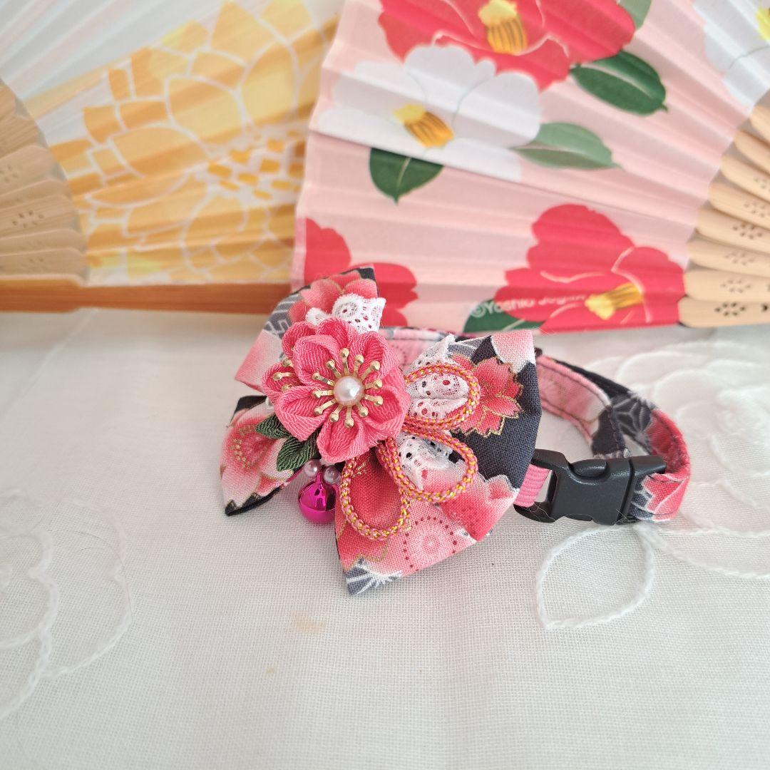 プッチ、幅広シュシュ、スノーフレーク(淡ブルー)わんちゃん猫ちゃん用