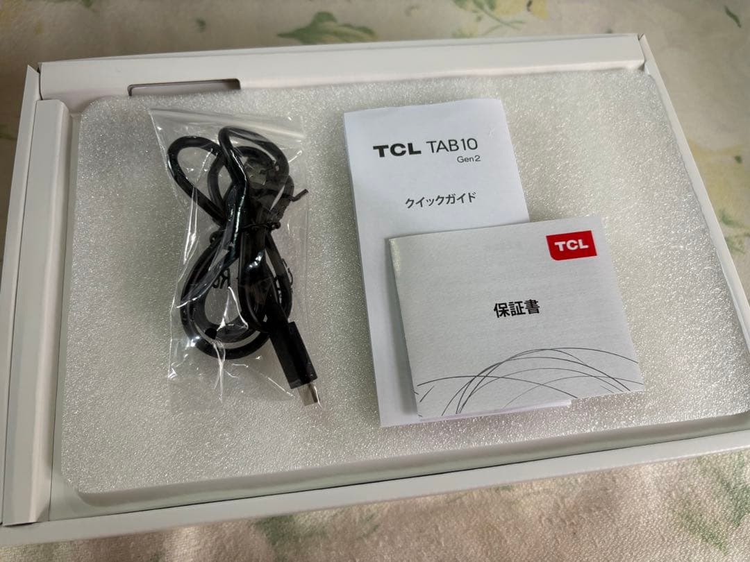 tcl tab10 gen2 タブレット本体 カバーあり 箱付き