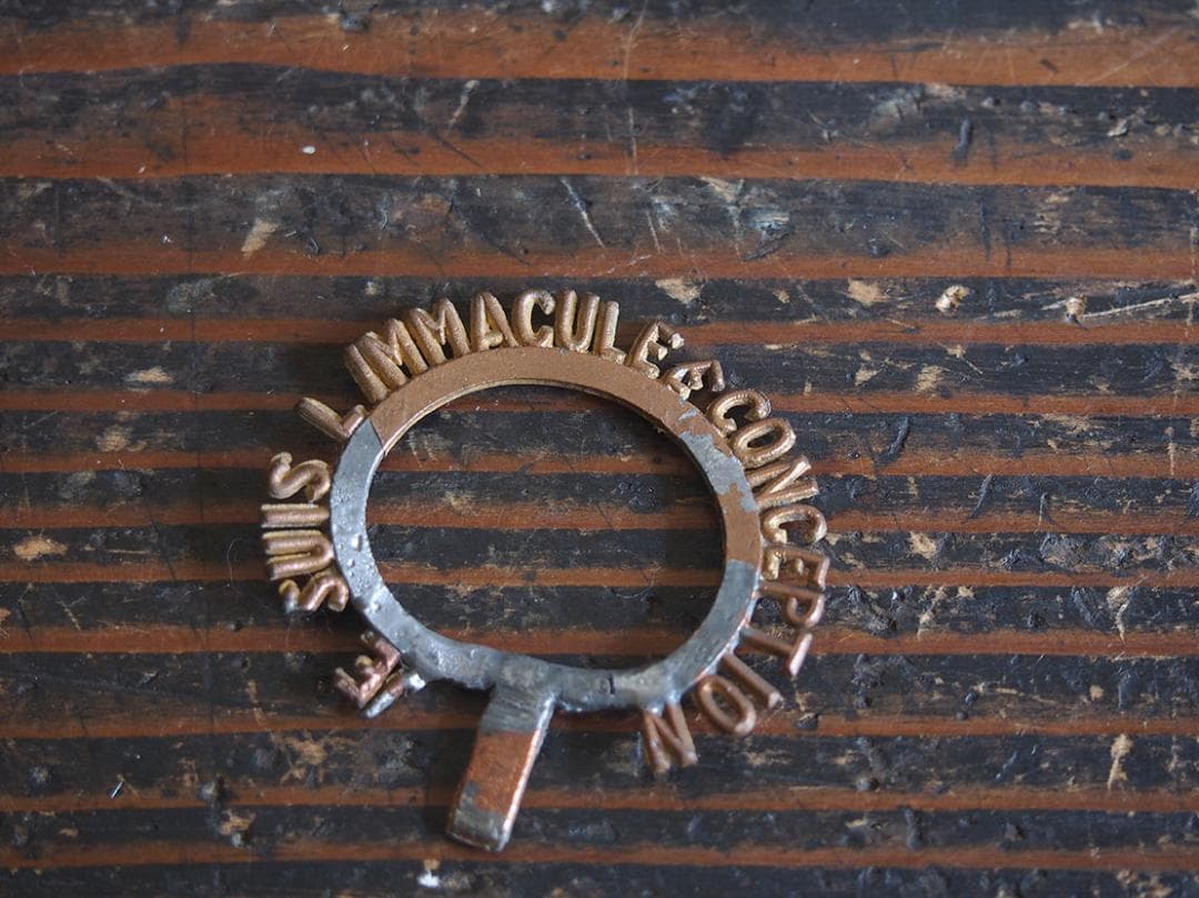 稼働します オルゴール ルルドの聖母 少女ベルナデッタ フランス /K218