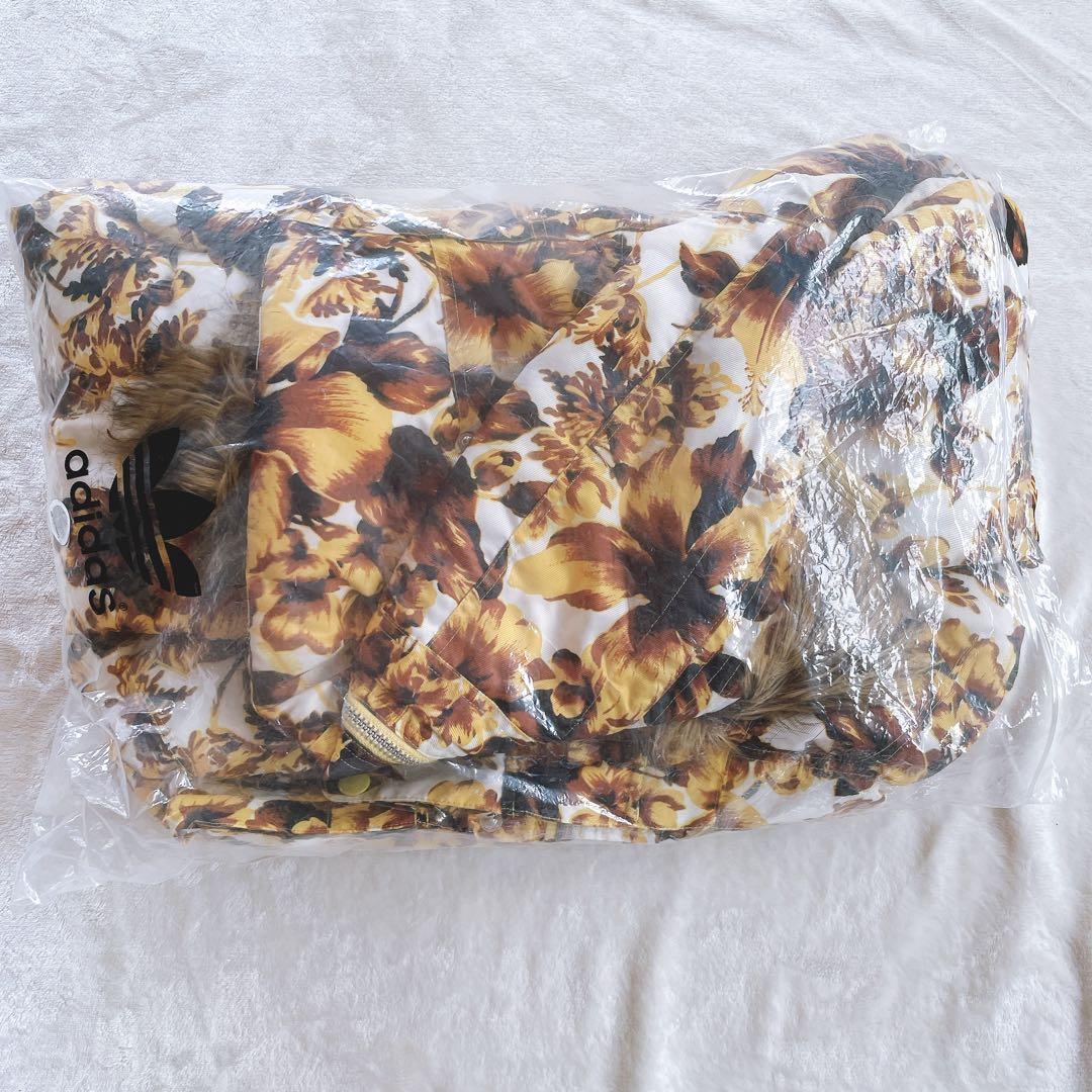 新品★タグ付き　ジェレミースコット アディダス　ハイビスカス柄　ショートブルゾン