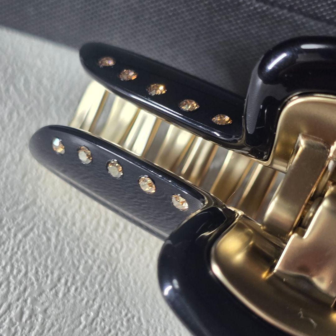 アレクサンドルドゥパリ VENDOME　 L クリップ キラキラ　ブラック