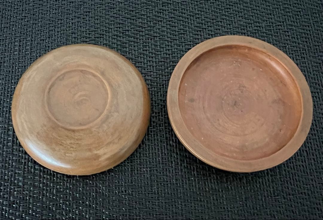 古美術 黄楊香合 箱付き アンティーク