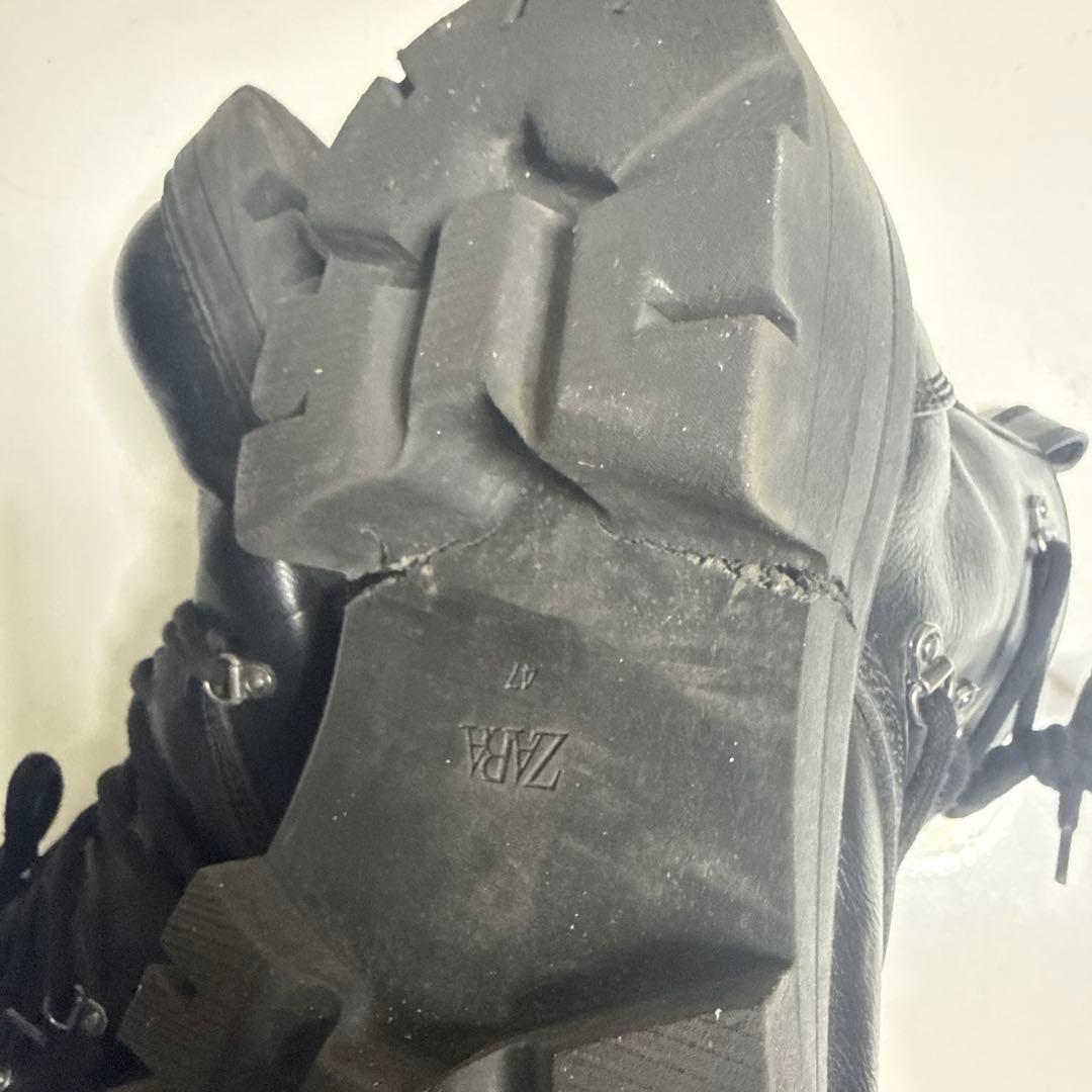 ボリュームレースアップブーツ　Zara