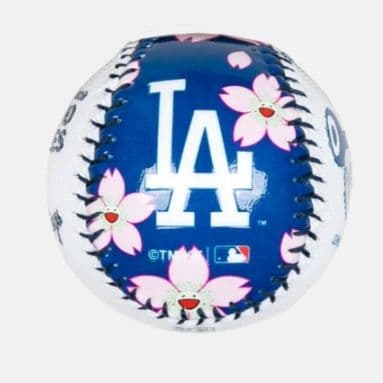 村上隆 MLB コラボ 東京シリーズ ドジャース カブス ボール 2個セット ②