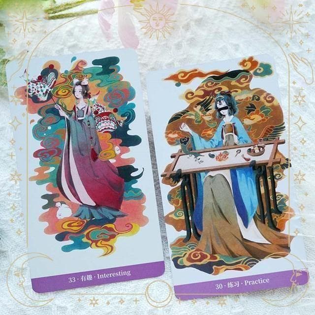 【正規品オラクルカード】ピンクエッジ✨古代中国からインスピレーションを得るデッキ