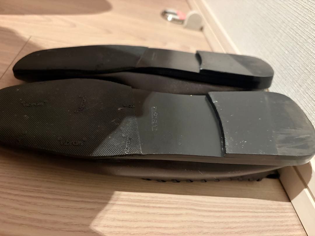 ジルサンダー JILSANDER アンクルリング ステッチ バレリーナ パンプス