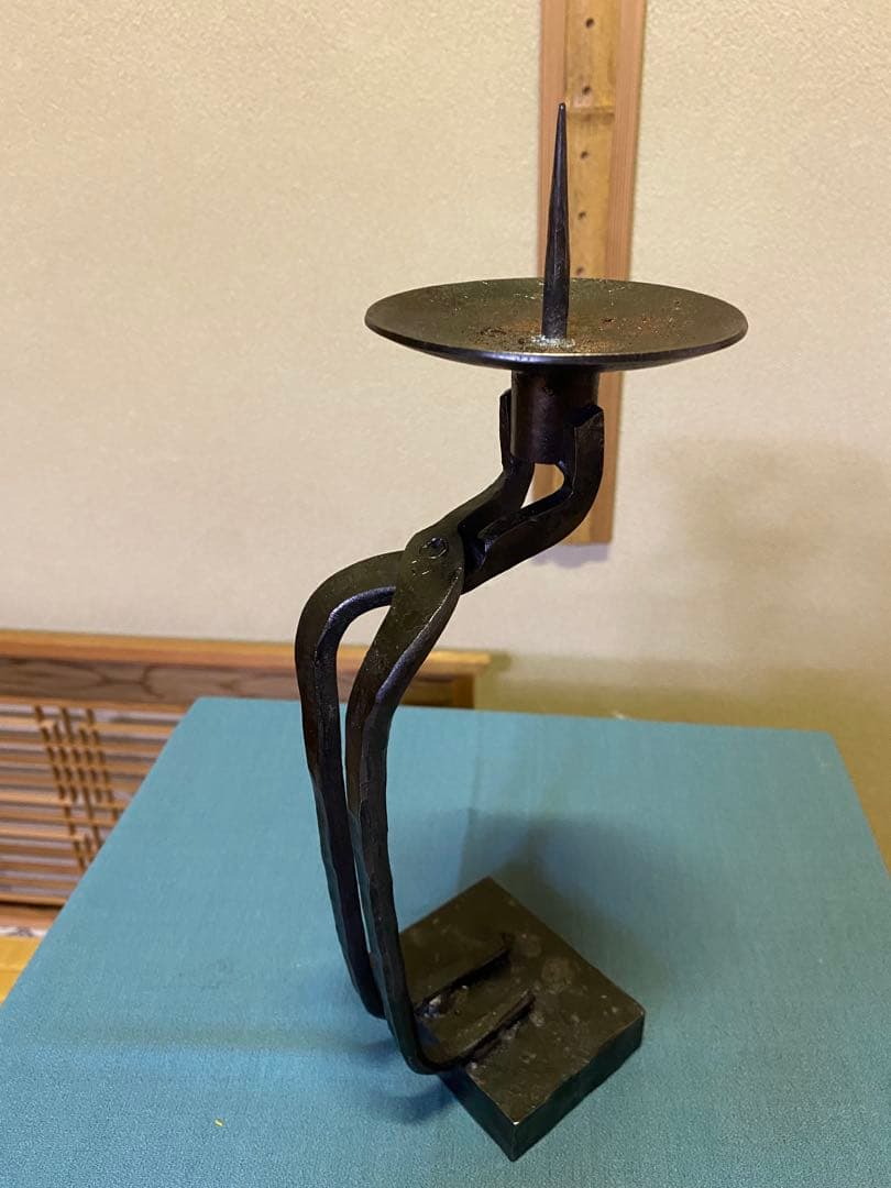 ⭐️本日限定⭐️茶道具/夜咄道具 膳燭（ぜんしょく） 燭台 3台　アンティーク