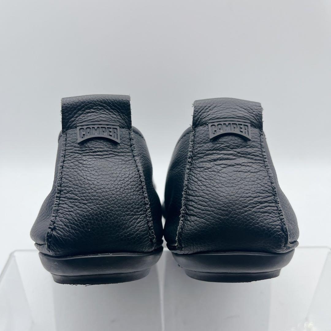 美品✨カンペール ライトニナ レザー フラットシューズ ブラック 38