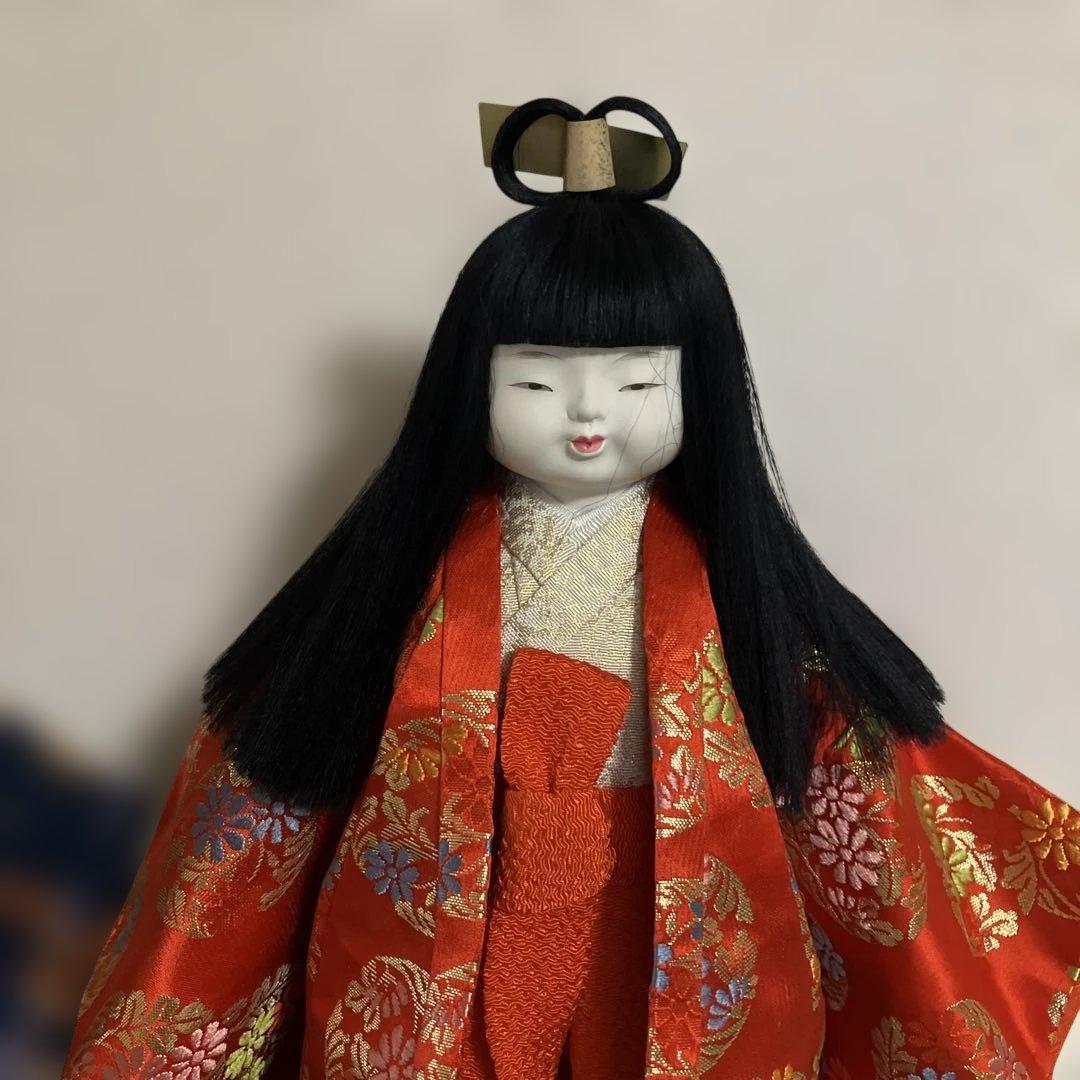 日本人形　男の子女の子　上品な顔立ち
