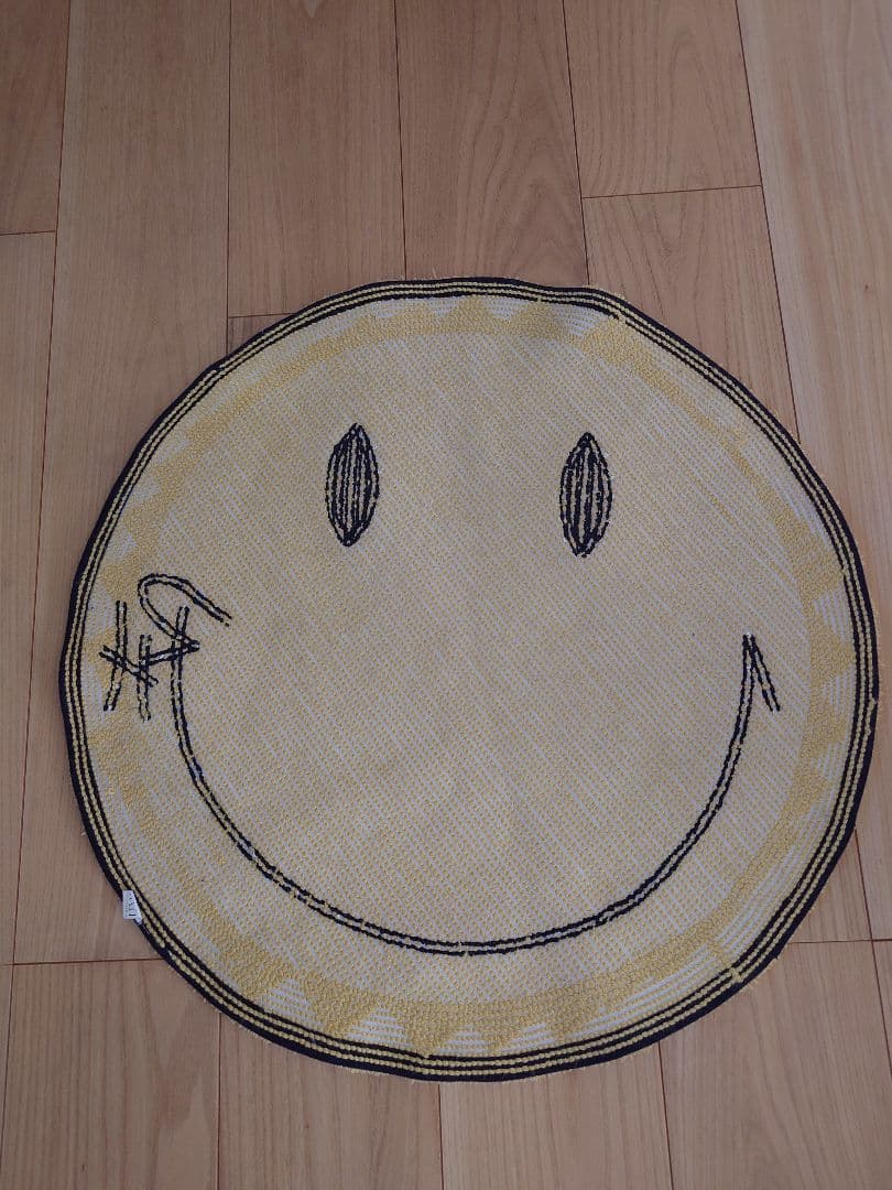 ロンハーマン　ラグマット　スマイル　ニコちゃん　黄色