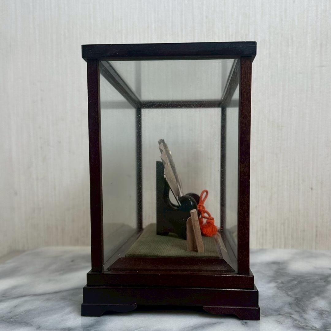 iΦ【 希少 】武比古作 純銀 扇 松竹梅 4.5号 刻印あり