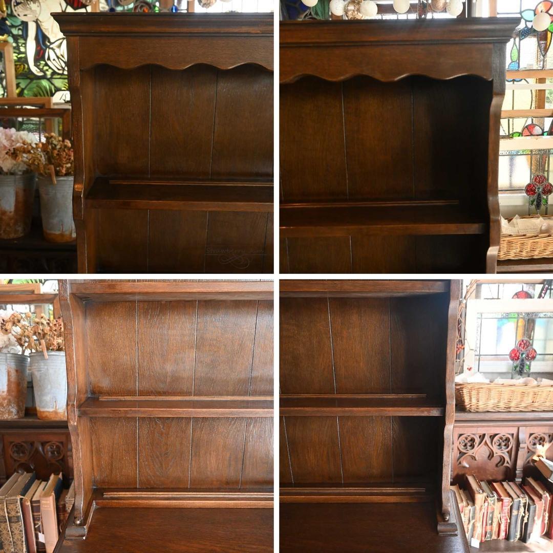 L3710-22 英国アンティーク キッチンキャビットカップボード 食器棚