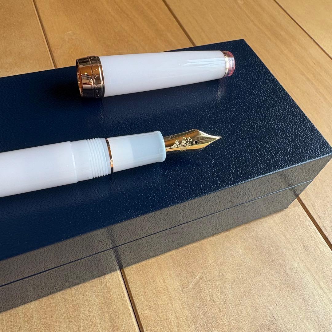 万年筆　八文字屋オリジナル　 久保桜ブルームピンク　パルム　MF