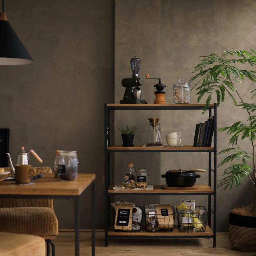 オープンラック 収納 棚 4段