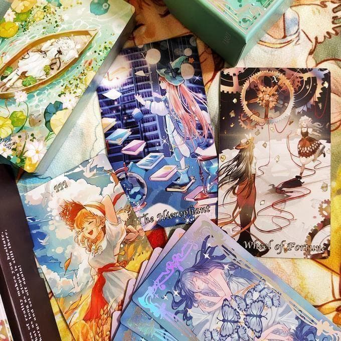【正規品タロットカード】超キュートなアニメアート調デッキ✨豪華コレクターver