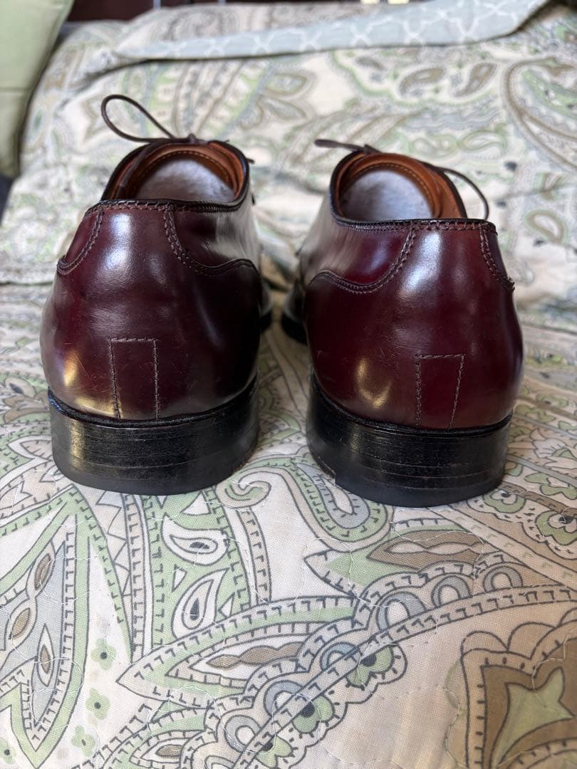 美品　Alden コードバン Uチップ　バーガンディー