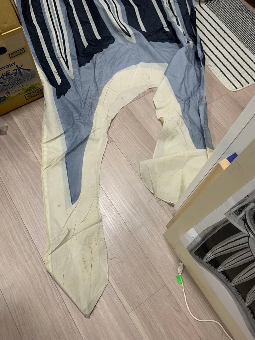 鯉のぼり　正鯉　黒　8m　使用品　こいのぼり