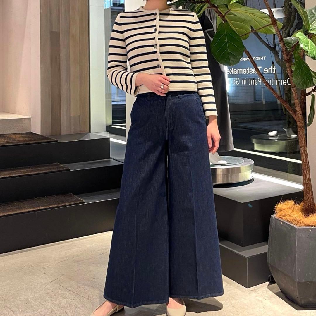 Theory ウェーバリー コットン ストライプ ジャケット　24SS