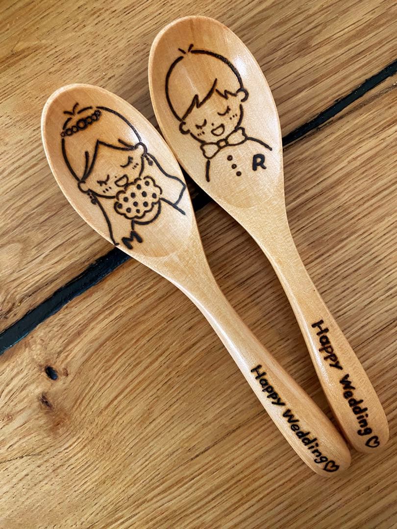 オーダー確認❤️ハンドメイドスプーン　名入れ　wedding プレゼント