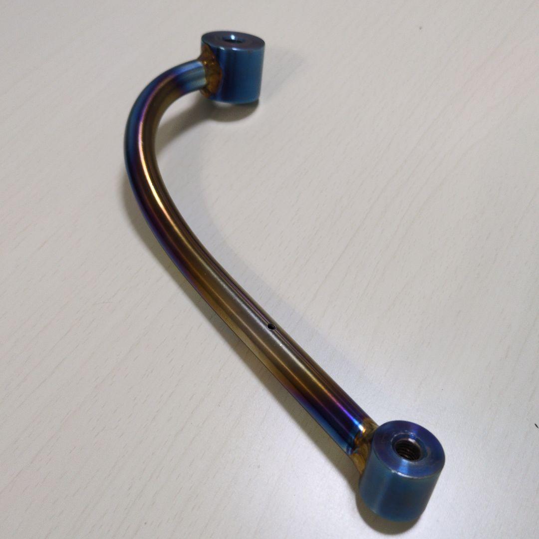 チタン製 バイクマフラーステー