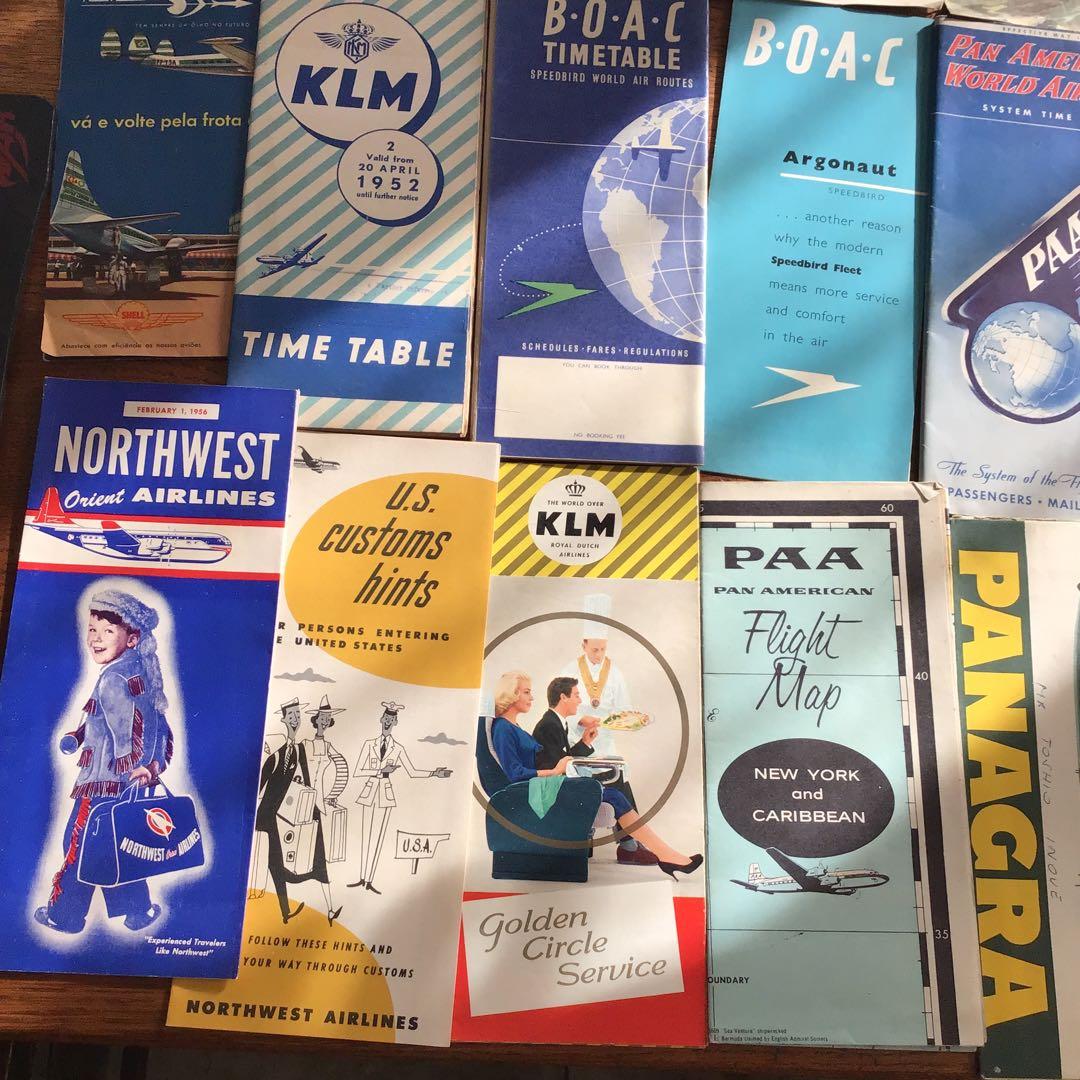 トラベラーズノート　多数　海外　航空会社　パンナム等