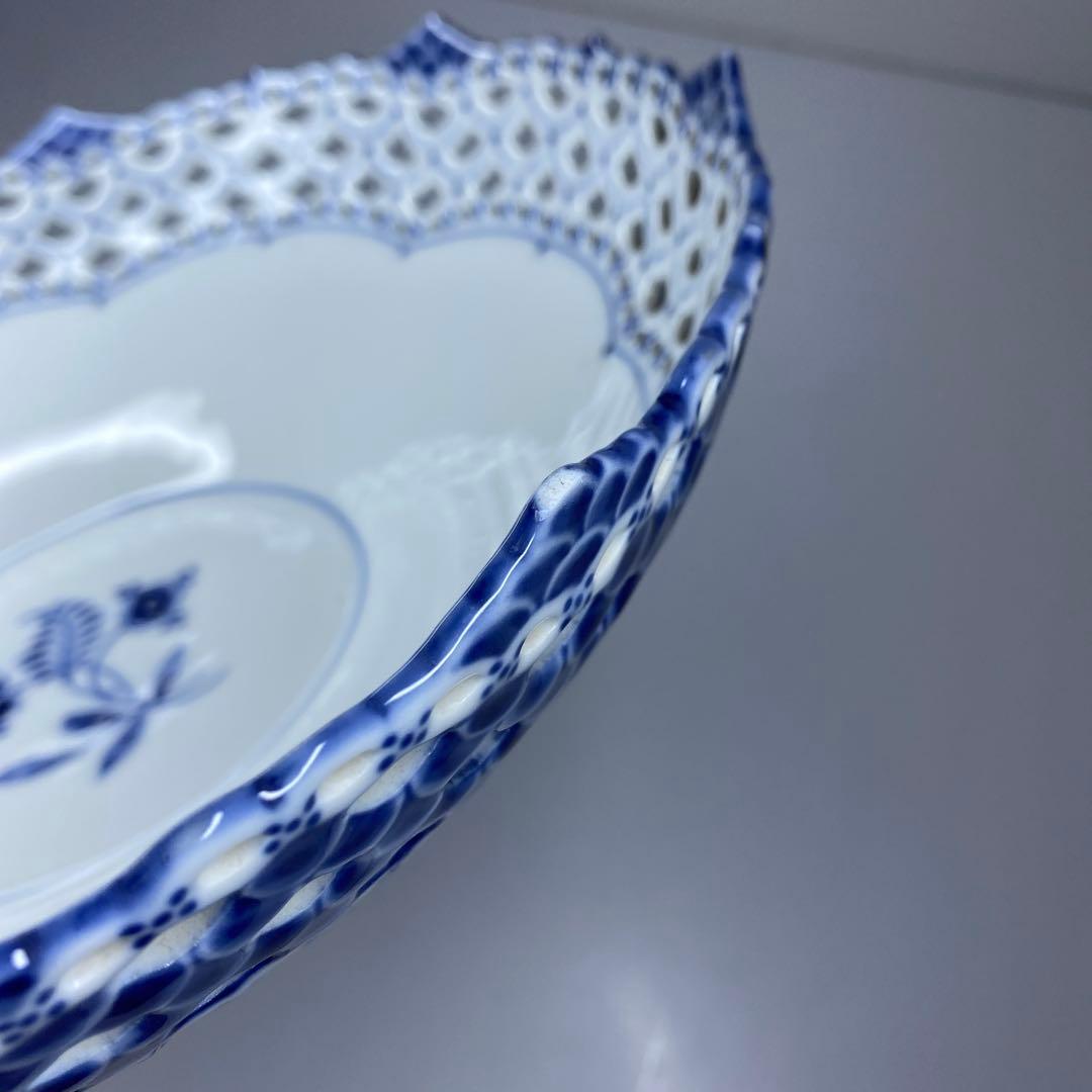 ロイヤルコペンハーゲン　フルレースコンポート　高さ39㎝ 東Y7-0123☆1F