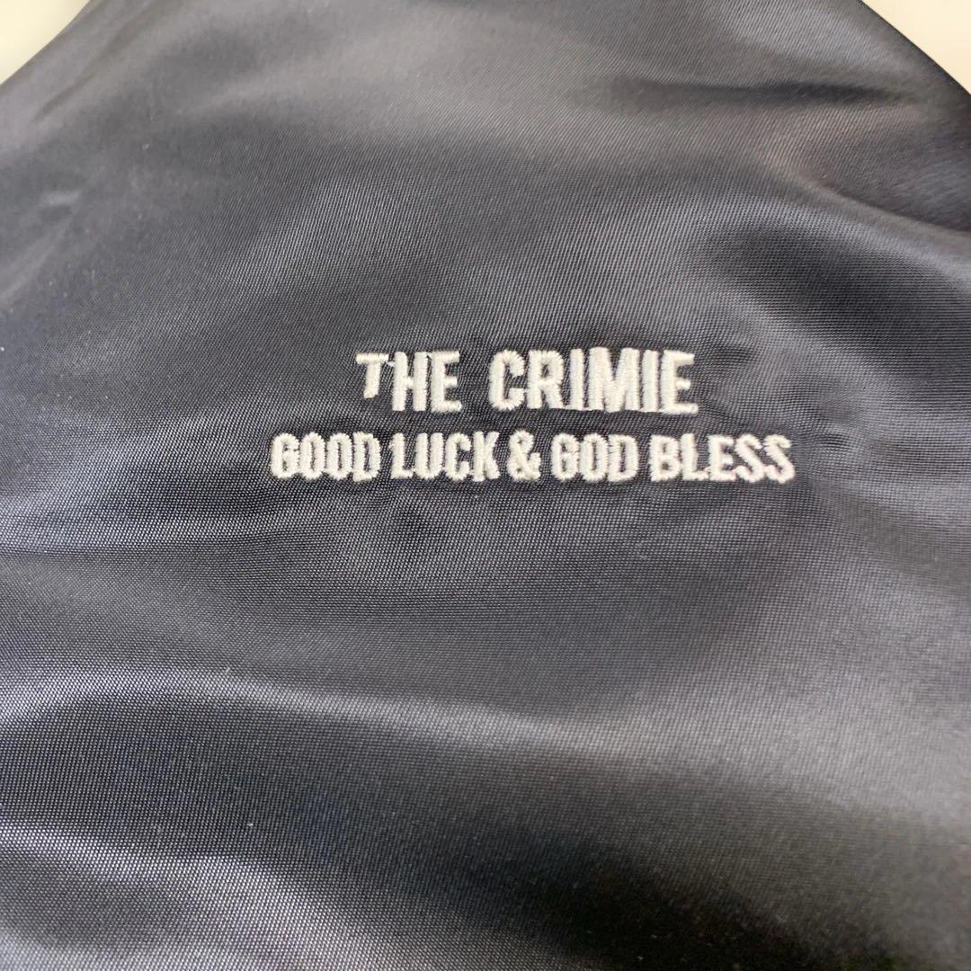 CRIMIE クライミージャケット　 スタジャン　刺繍ワッペン　ネイビー