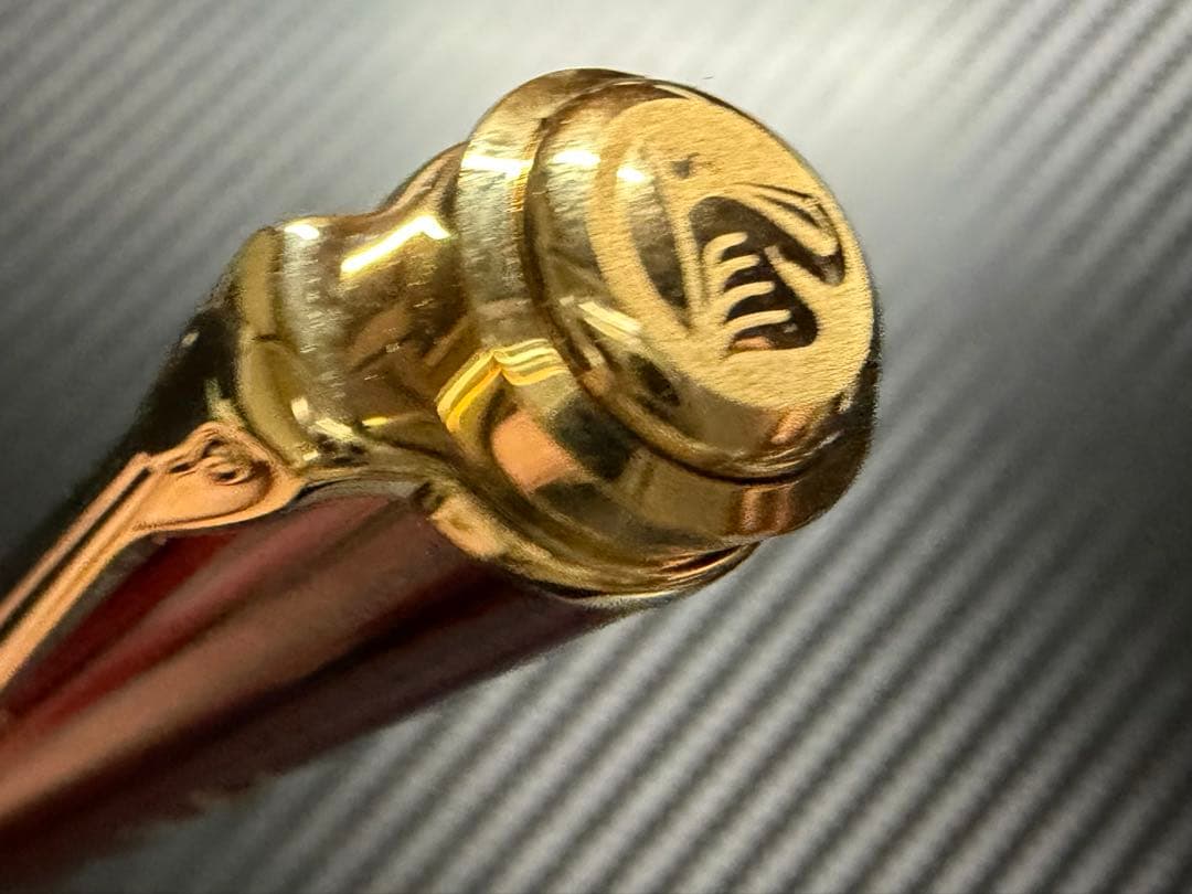 未使用に近い ペリカン スーベレーン K800 赤縞 ボールペン