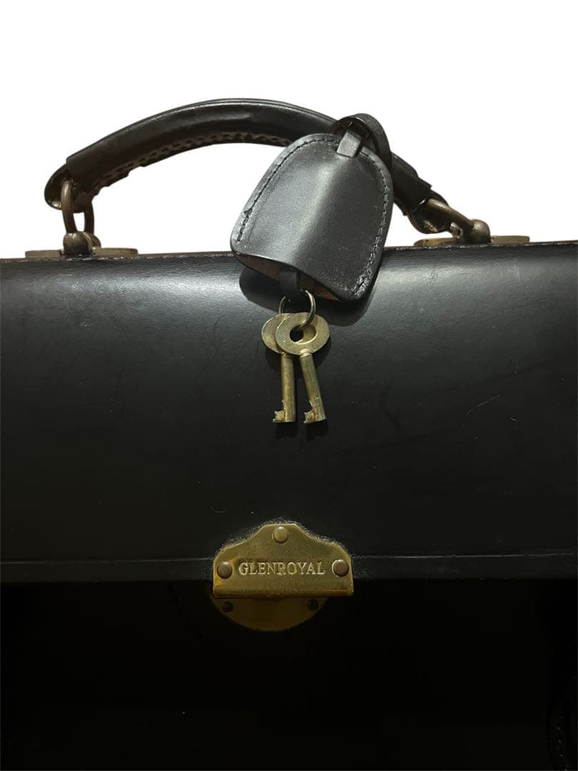 グレンロイヤル　GLEN ブリーフケース　ブラック　レザー　本革