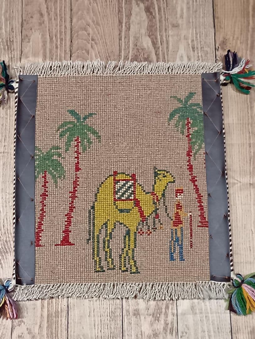 【レイさま専用】ペルシャ絨毯　ギャッベ　座布団　手織り　イラン(79)