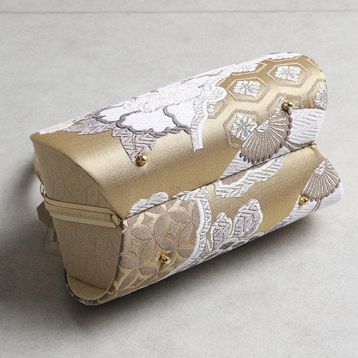 【新品】世美庵 謹製 正絹 西陣織草履バッグセット 24cm 古典柄 03216