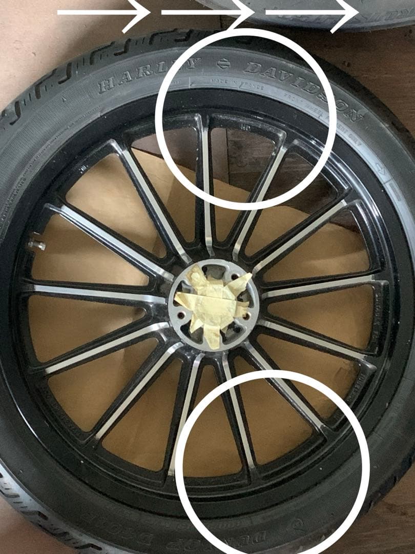 ハーレー純正13本フロントキャストホイール