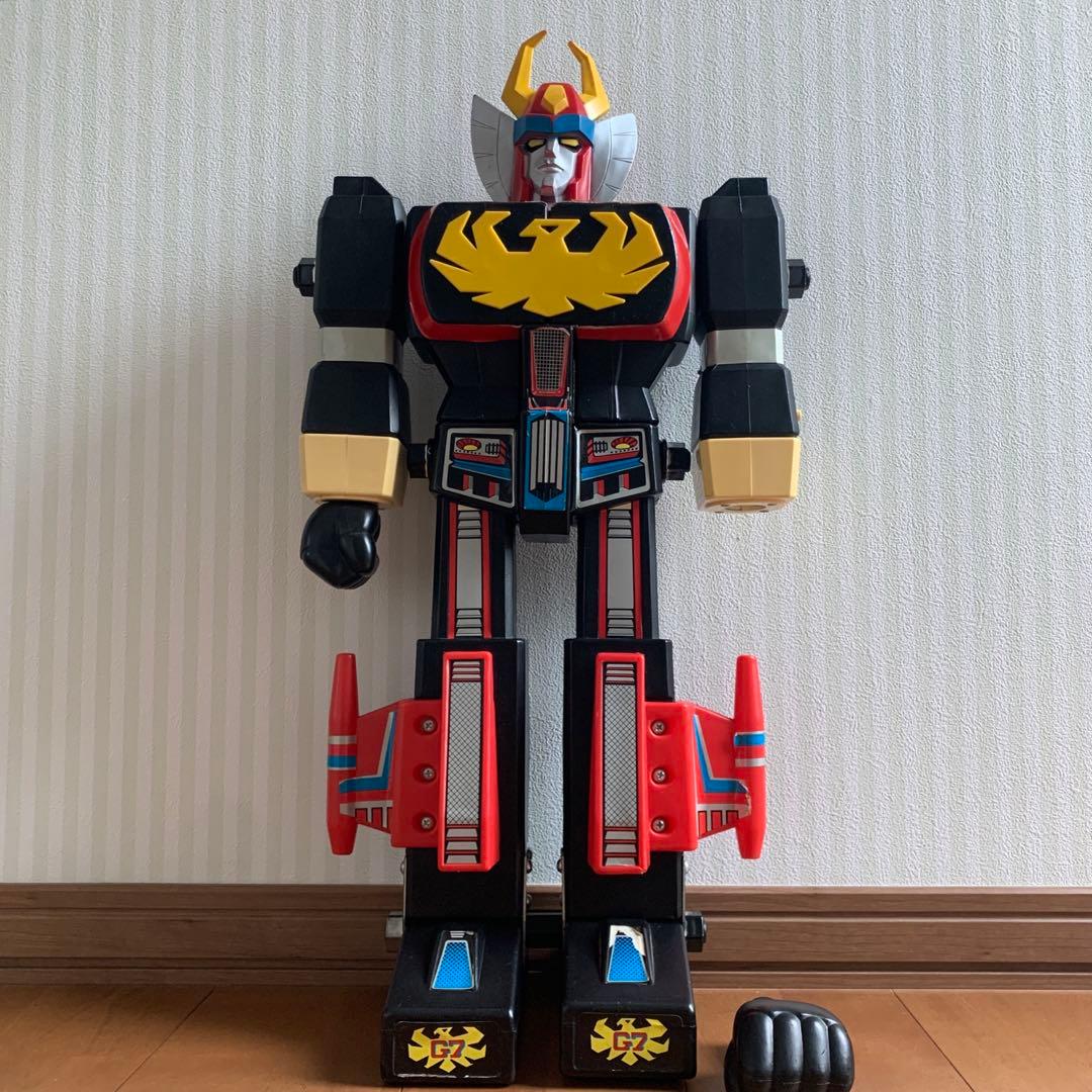 クローバー無敵ロボ トライダーG7 乗用合体セット 箱付き 1980年代