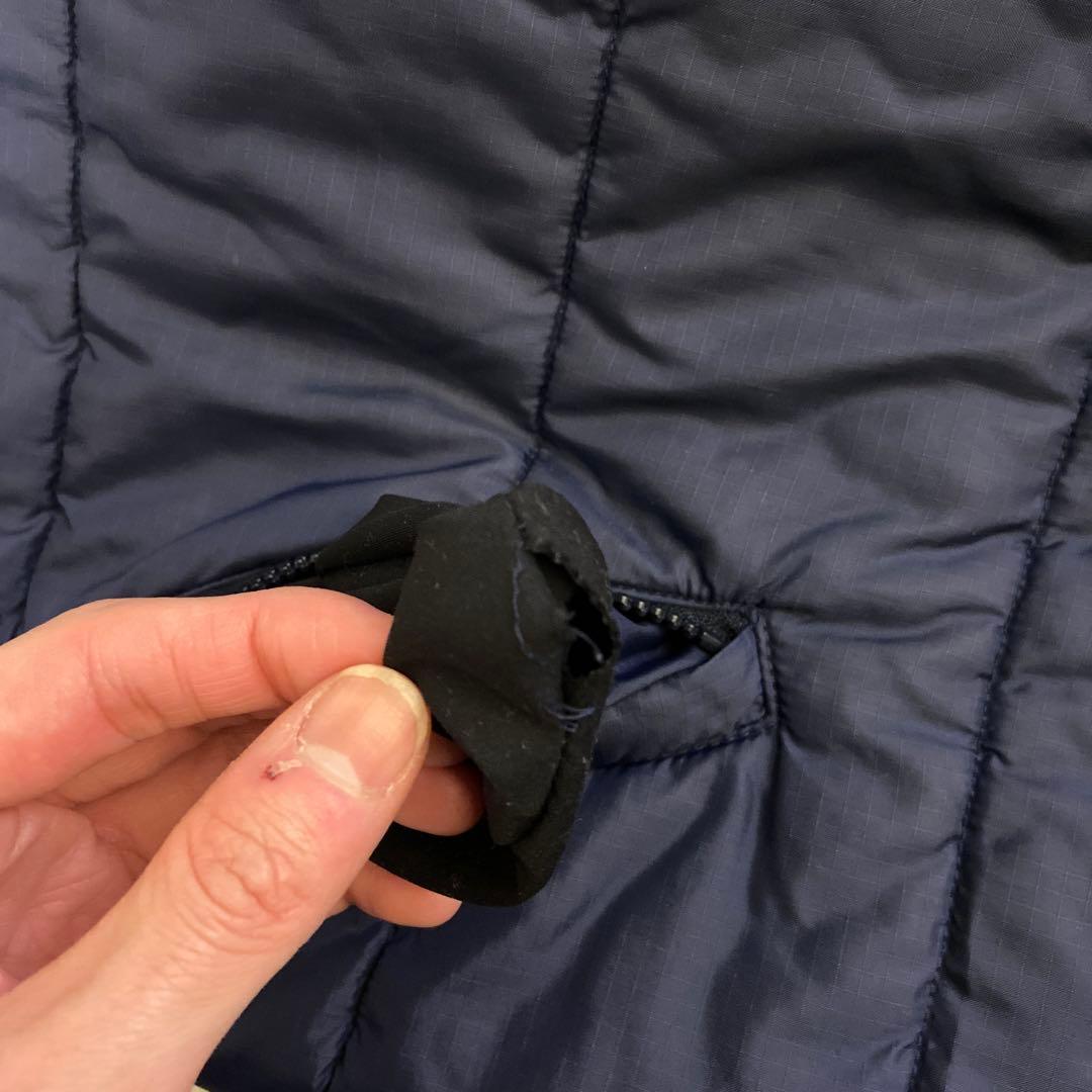 90s Patagonia ダウンベスト ネイビー Lサイズ 詳細不明