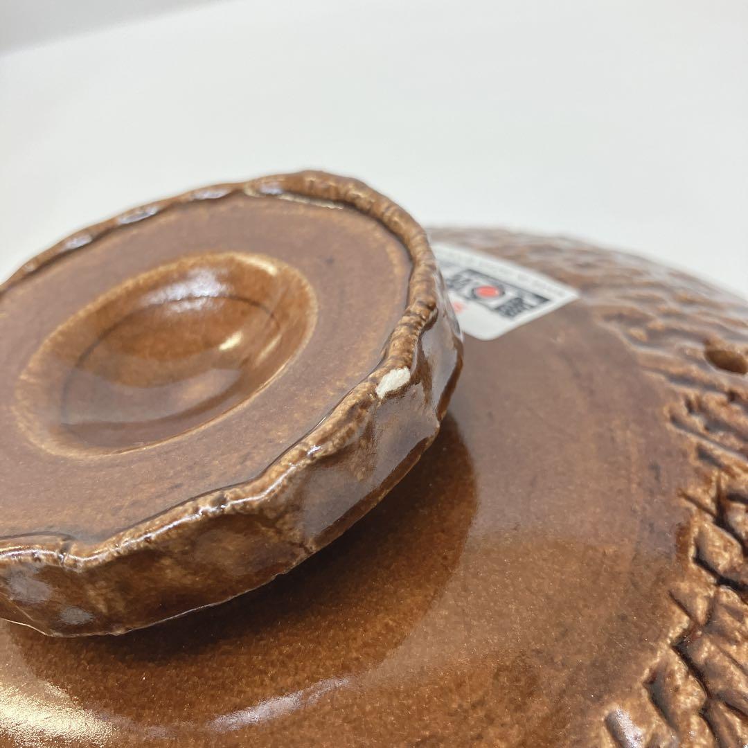 萬古焼 土鍋 アメ秞 未使用