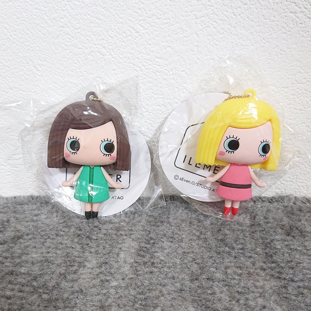 【イルメール】イルメールハッピードール　ラウンドタオル・ラバーフィギュア セット