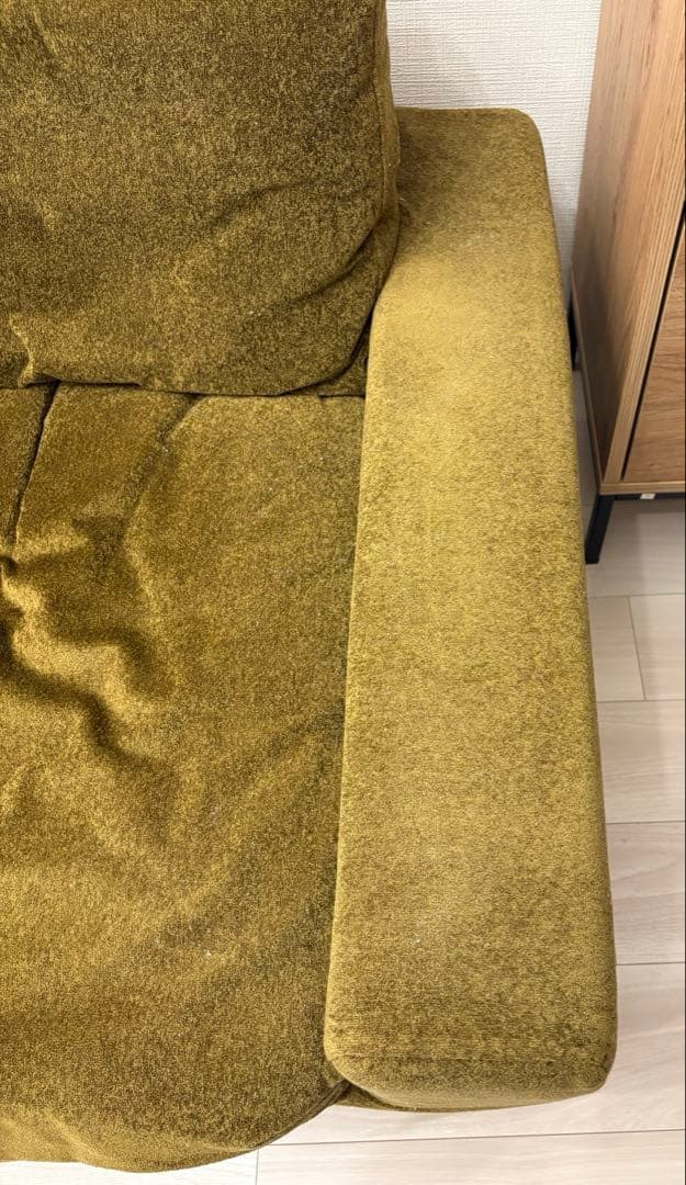 【6/22までの出品】ReCENO リセノ 1人用ソファ folk オリーブ