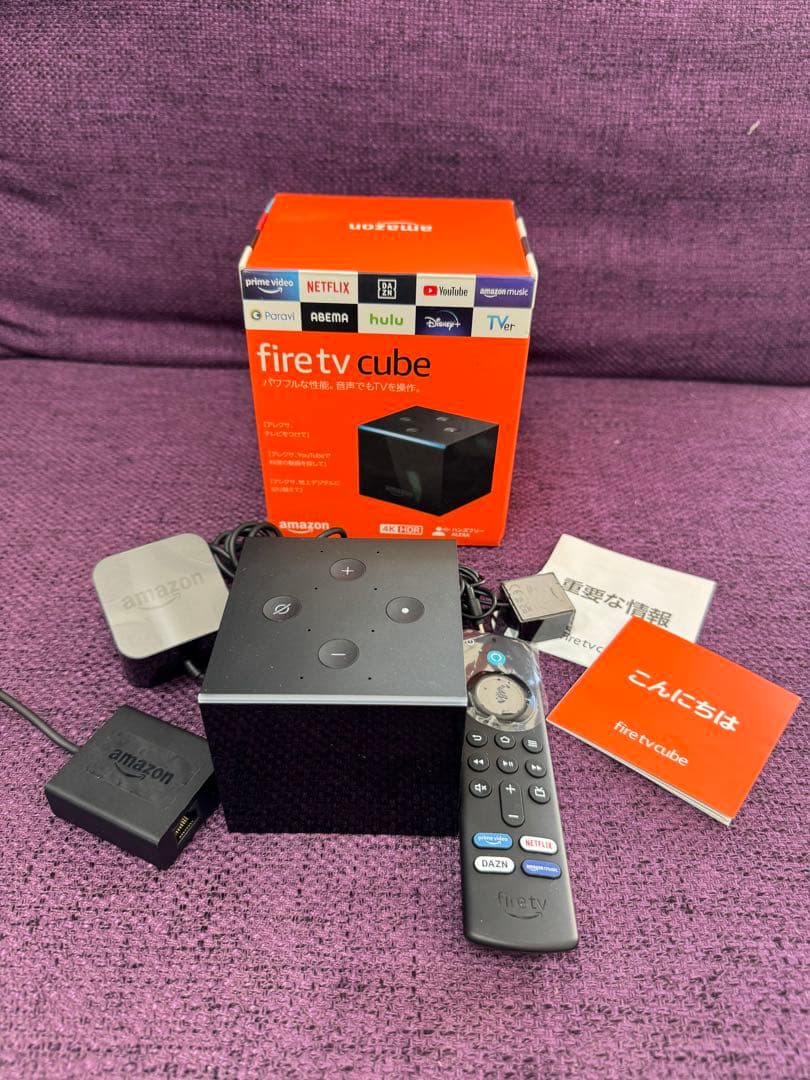 Fire TV Cube 4K HDR Alexa対応