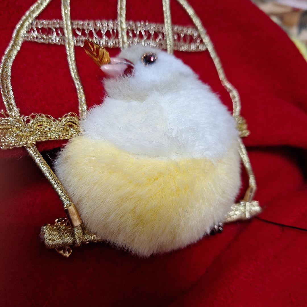 新品未使用　ムーラン・ルージュ　小鳥のブランコベレー帽　クリスマス