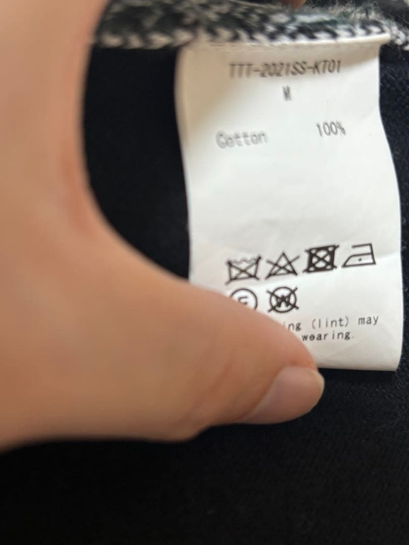 ガブリエルTTT_MSW Persia knit polo shirt